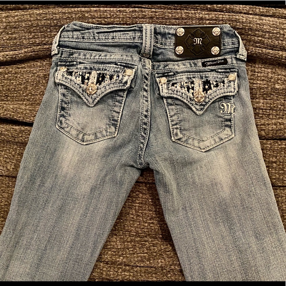 Girls Miss Me Jeans - Bootcut Size 10